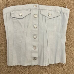 Zara denim top